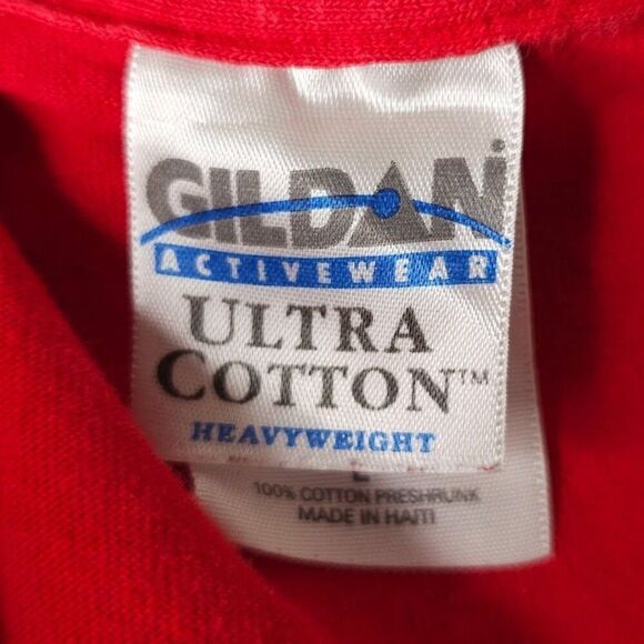 Vintage Day Of Silence T Shirt Mens Size Large Red Y2K LGBTQ+ Activism GLSEN - Picture 5 of 6